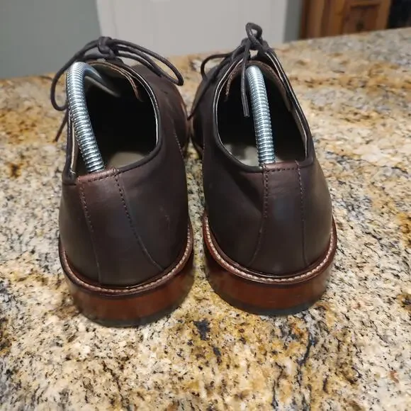 Banana Republic Brown Leather Shoes Size 10M Genuine Italian Leather - Picture 10 of 12
